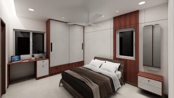 Bedroom in 2.5 BHK Apartment at My Home Tridasa, Tellapur – for Rent