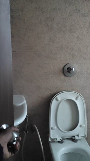 Bathroom in 2 BHK Apartment at Deepali Nagar – for Rent