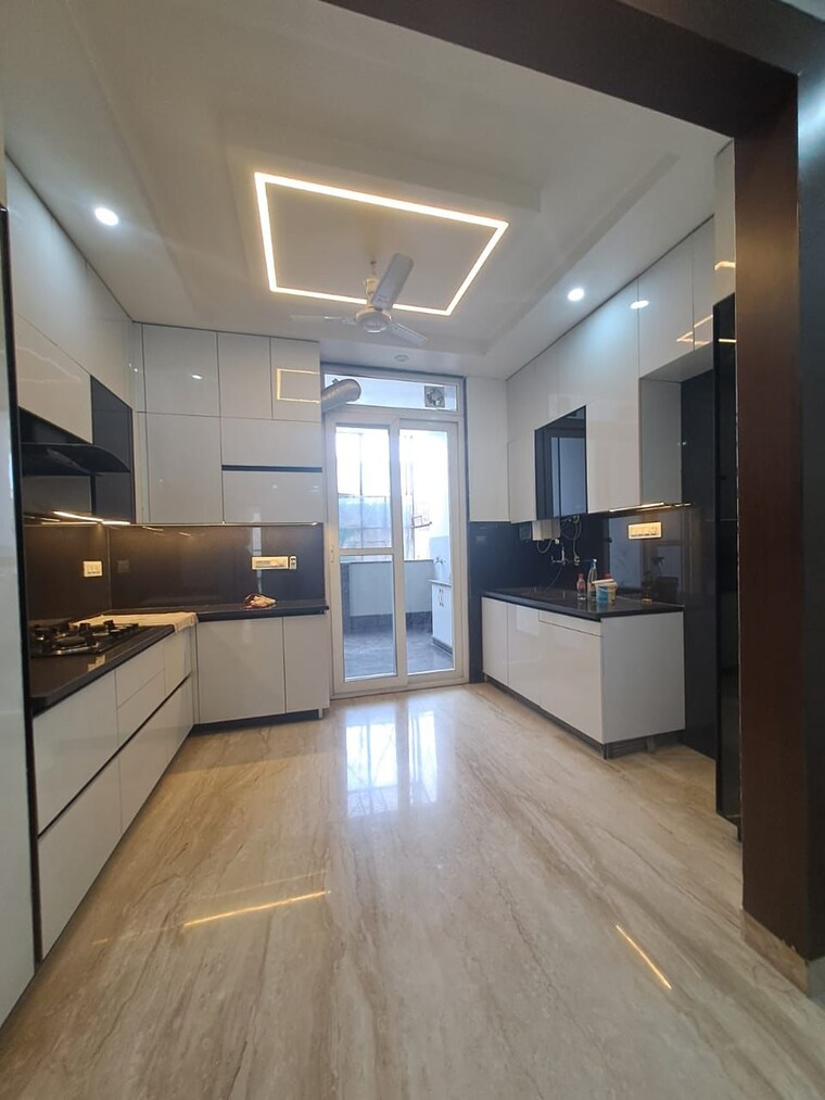 Kitchen, unitech-greenwood-city-apartment 3 Bedroom 2200 Sq.Ft. Builder Floor In Sector 45 Gurgaon 9424405