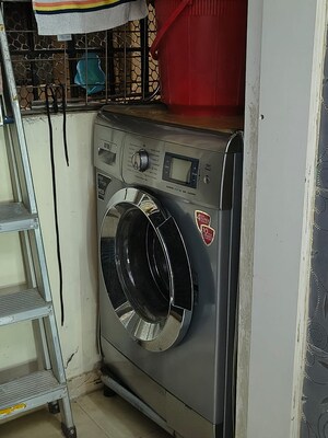 Bathroom in 2 BHK Apartment at Tarangan Towers, Samata Nagar – for Rent