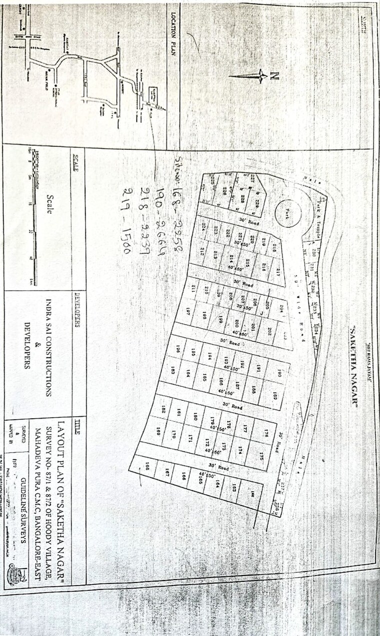 Map Location, kr puram  7264 Sq.Ft. Plot In Kr Puram Bangalore 9424556
