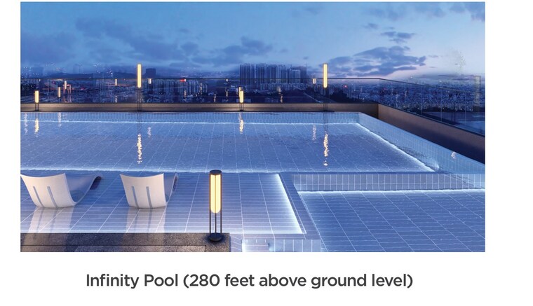 Swimming Pool, vian-mrida 3 Bedroom 1740 Sq.Ft. Apartment In Kollur Hyderabad 9424656