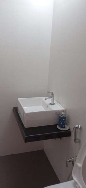 Bathroom in 3 BHK Apartment at Godrej Emerald, Ghodbunder Road – for Rent