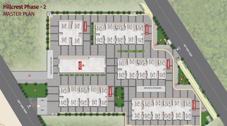 Master Plan, pacifica-hillcrest-phase-2 2 Bedroom 940 Sq.Ft. Apartment In Gachibowli Hyderabad 9424751