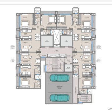 Floor Plan in 1 BHK Apartment at Shreejee Skymont Siddhi, Dahisar East – for Sale