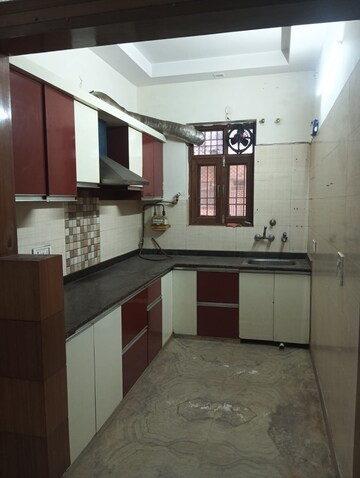 Kitchen in 2 BHK Builder Floor at Rohini Sector 25 – for Rent