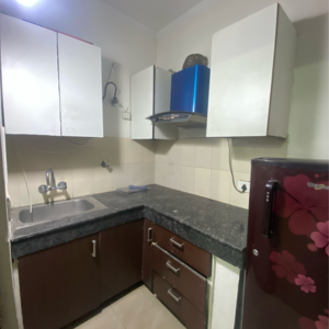 Kitchen in 1 RK Apartment at Maya Garden City, Nagla Road – for Rent