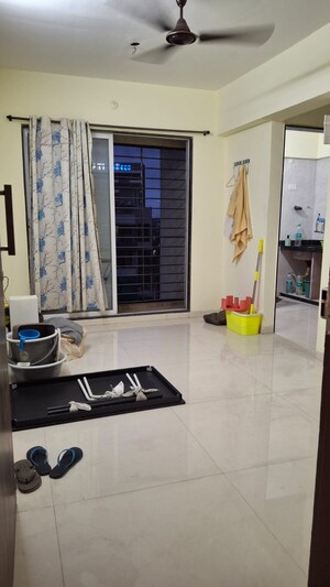 Living Room in 1 BHK Apartment at Bhagwati Bellavista 2, Ulwe – for Rent