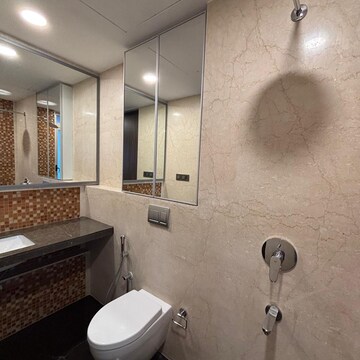 Bathroom in 3 BHK Apartment at Mirchandani Triton, Vithaldas Nagar – for Sale