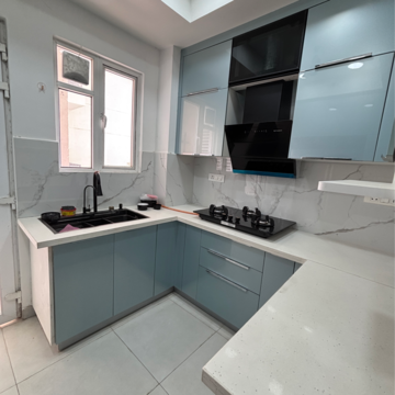 Kitchen in 3 BHK Apartment at One Oak Atmos, Vibhuti Khand – for Rent