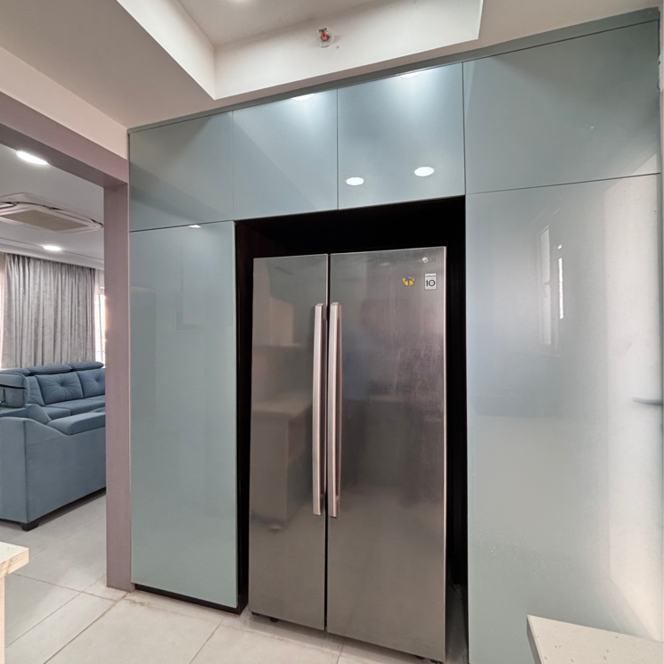 Kitchen, one-oak-atmos 3 Bedroom 1599 Sq.Ft. Apartment In Vibhuti Khand Lucknow 9424797