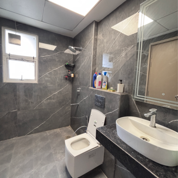 Team Area in 3 BHK Apartment at One Oak Atmos, Vibhuti Khand – for Rent