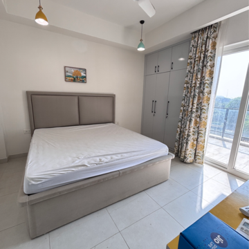 Bedroom in 3 BHK Apartment at One Oak Atmos, Vibhuti Khand – for Rent