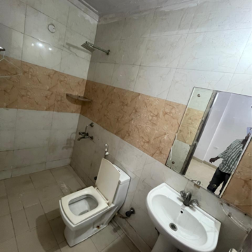 Bathroom in 2 BHK Builder Floor at Malviya Nagar – for Rent