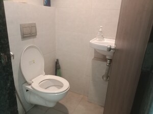 Bathroom in 1 BHK Apartment at Lodha Crown Quality Homes, Majiwada – for Rent