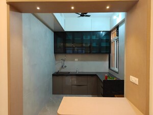 Kitchen in 3 BHK Apartment at Gami Asters, Ghansoli – for Rent
