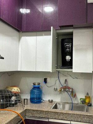 Kitchen in 1 RK Apartment at Supertech North Eye, Sector 74 – for Rent