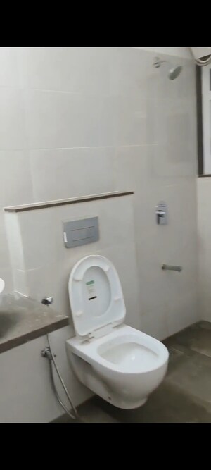 Bathroom in 2 BHK Apartment at Shapoorji Pallonji BKC 28, Bandra East – for Rent