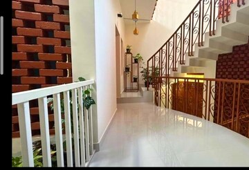Staircase in 4 BHK Independent House at Trivandrum – for Sale