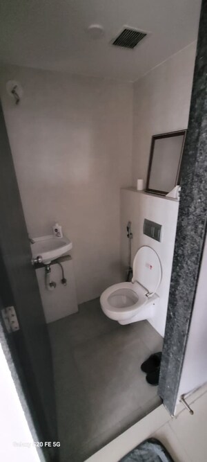 Bathroom in 1 BHK Apartment at Raymond Ten X Habitat, Pokhran Road No Two – for Rent
