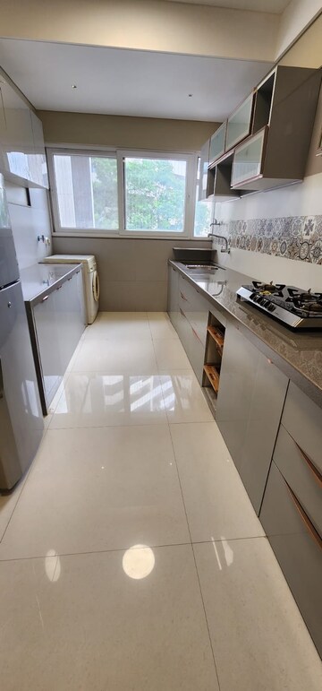 Kitchen in 3 BHK Apartment at Mantra Monarch, Balewadi – for Rent