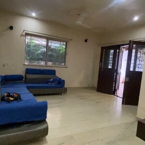 Living Room in 3 BHK Apartment at Aundh – for Rent