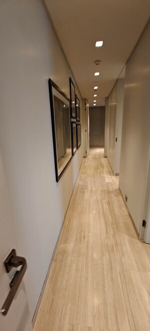 Building Lobby in 3 BHK Apartment at Lodha The World Towers World One Tier 2, Worli – for Rent