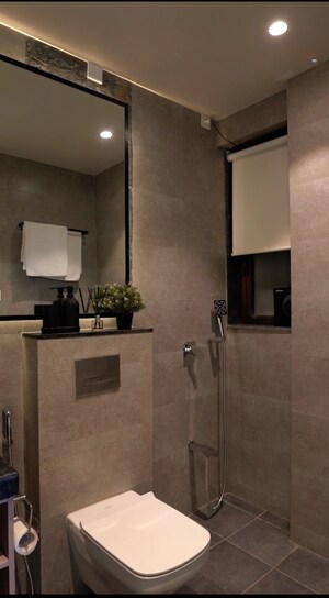 Bathroom in 4 BHK Apartment at Lodha Bellagio, Powai – for Sale