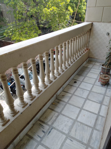 Balcony in 2 BHK Builder Floor at Malviya Nagar – for Sale
