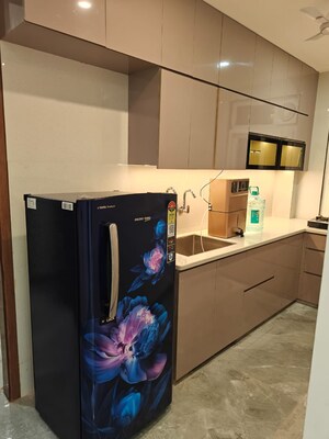 Kitchen in 1 BHK Builder Floor at Malviya Nagar – for Rent