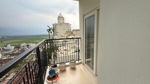 Balcony in 3.5 BHK Apartment at Urbtech Hilston, Sector 79 – for Rent