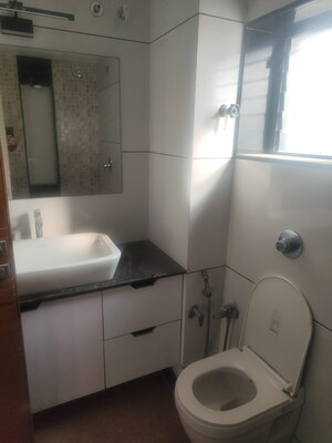 Attached Bathroom in 3 BHK Apartment at Shyamal – for Rent