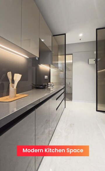 Kitchen in 1 BHK Apartment at Bachraj Legend, Virar West – for Sale