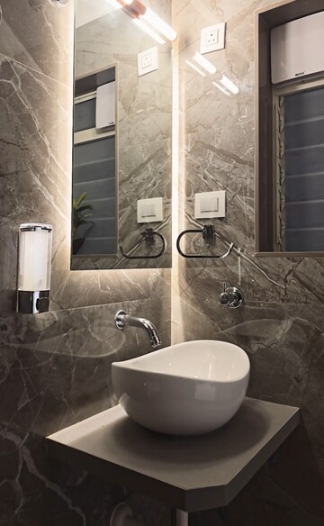 Bathroom in 1 BHK Apartment at Bachraj Legend, Virar West – for Sale