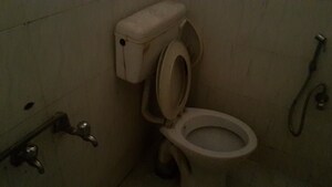 Bathroom in 1 BHK Independent House at Rt Nagar – for Rent