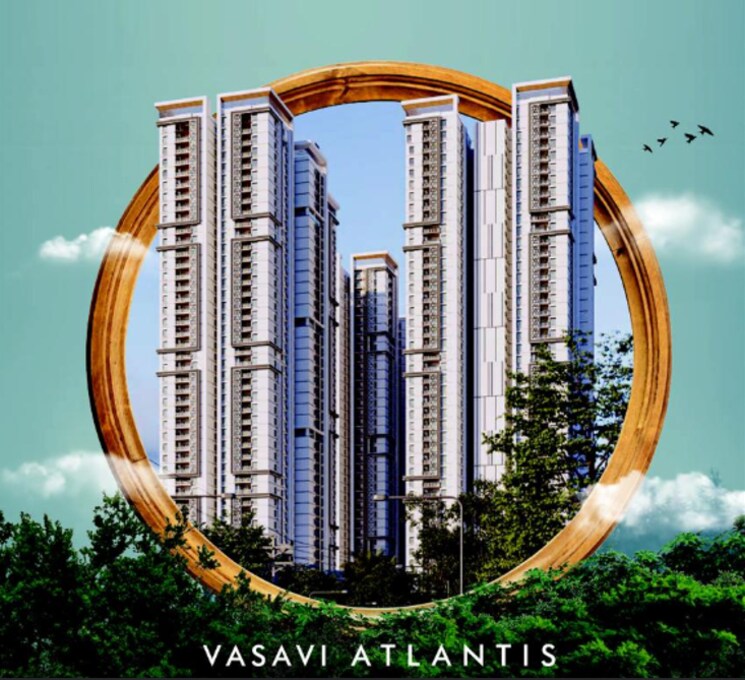 Exterior View, vasavi-atlantis 3 Bedroom 1760 Sq.Ft. Apartment In Narsingi Hyderabad 9425197