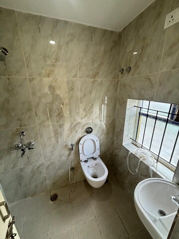 Bathroom in 3 BHK Apartment at Prestige Pine Wood, Koramangala – for Rent