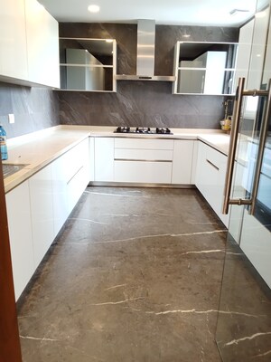 Kitchen in 4 BHK Builder Floor at Green Park – for Rent