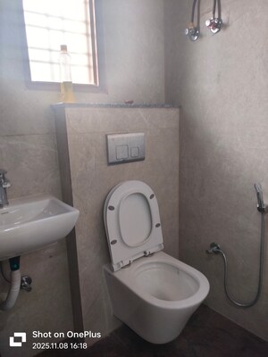 Bathroom in 3 BHK Builder Floor at Anamika Enclave, Sector 14 – for Rent