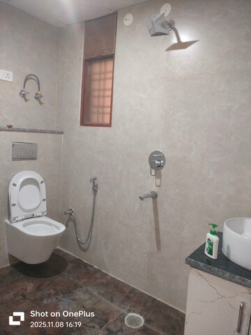 Bathroom in 3 BHK Builder Floor at Anamika Enclave, Sector 14 – for Rent