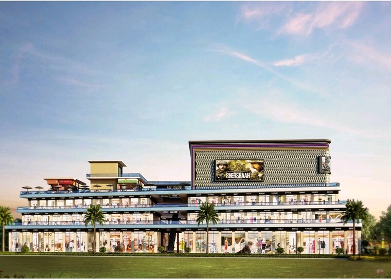 Exterior View, ameya-sapphire-57 Commercial Shop 523 Sq.Ft. In Sector 57 Gurgaon 9425370