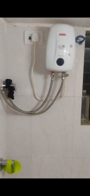 Bathroom in 1 RK Apartment at K Raheja Palm Spring, Malad West – for Rent