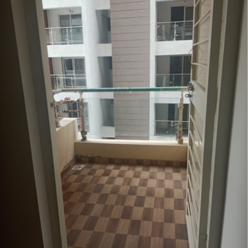 Balcony in 1 BHK Apartment at KK Marks, Ravet – for Rent