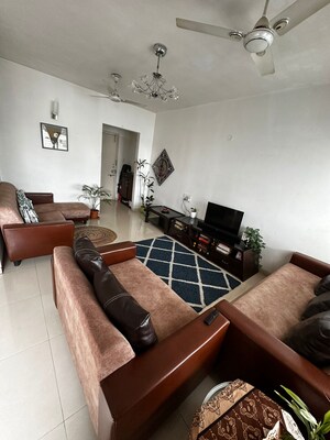 Living Room in 2 BHK Apartment at Phadnis Sahil Serene, Baner – for Rent