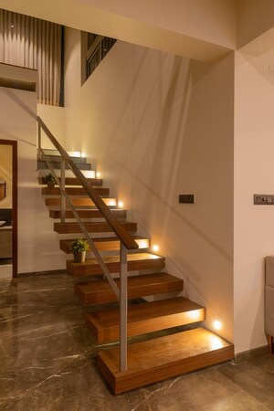 Staircase in 6+ BHK Independent House at Sadashiva Nagar – for Sale