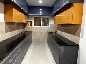 Kitchen in 3.5 BHK Apartment at Prestige High Fields, Gachibowli – for Rent