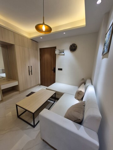 Living Room in Studio Apartment at Okay Plus Ruby Suites, Gopalbari – for Rent