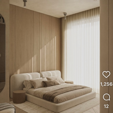 Bedroom in 3 BHK Builder Floor at Vasant Vihar – for Sale