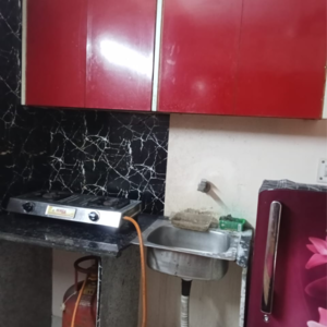 Kitchen in 1 BHK Builder Floor at Lajpat Nagar 4 – for Rent