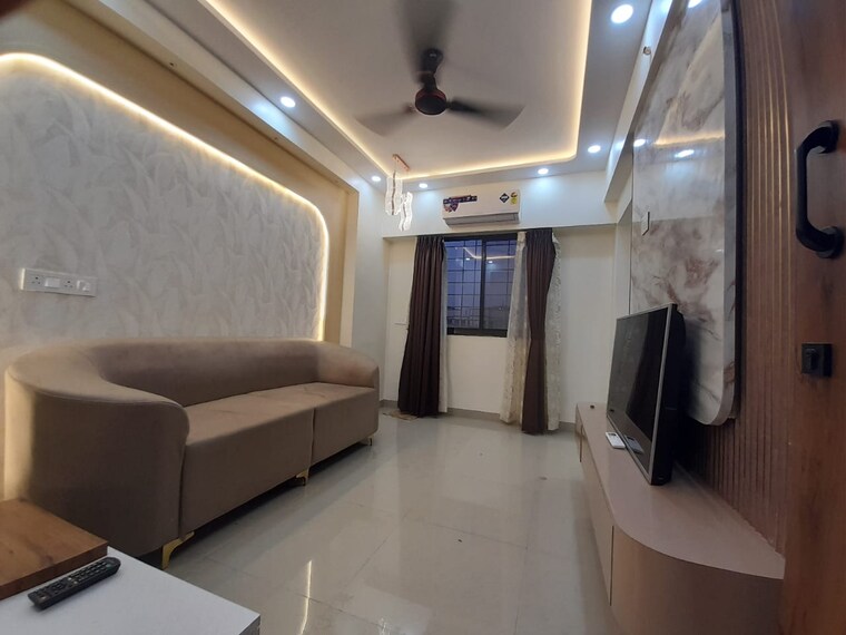Living Room, goregaon west 1 Bedroom 322 Sq.Ft. Apartment In Goregaon West Mumbai 9425698